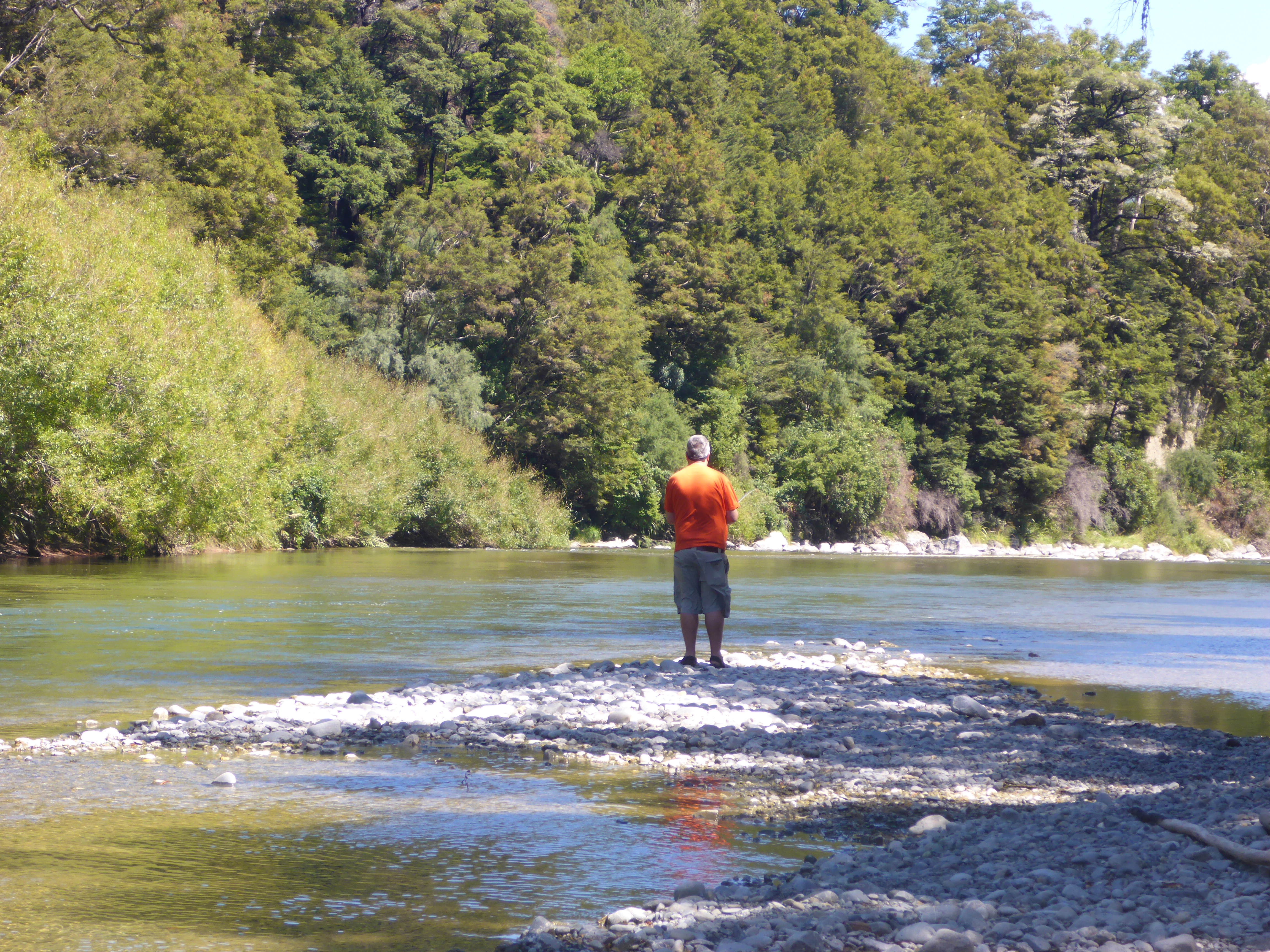 A beautiful stretch of water on the River Gowan but alas no fish.....