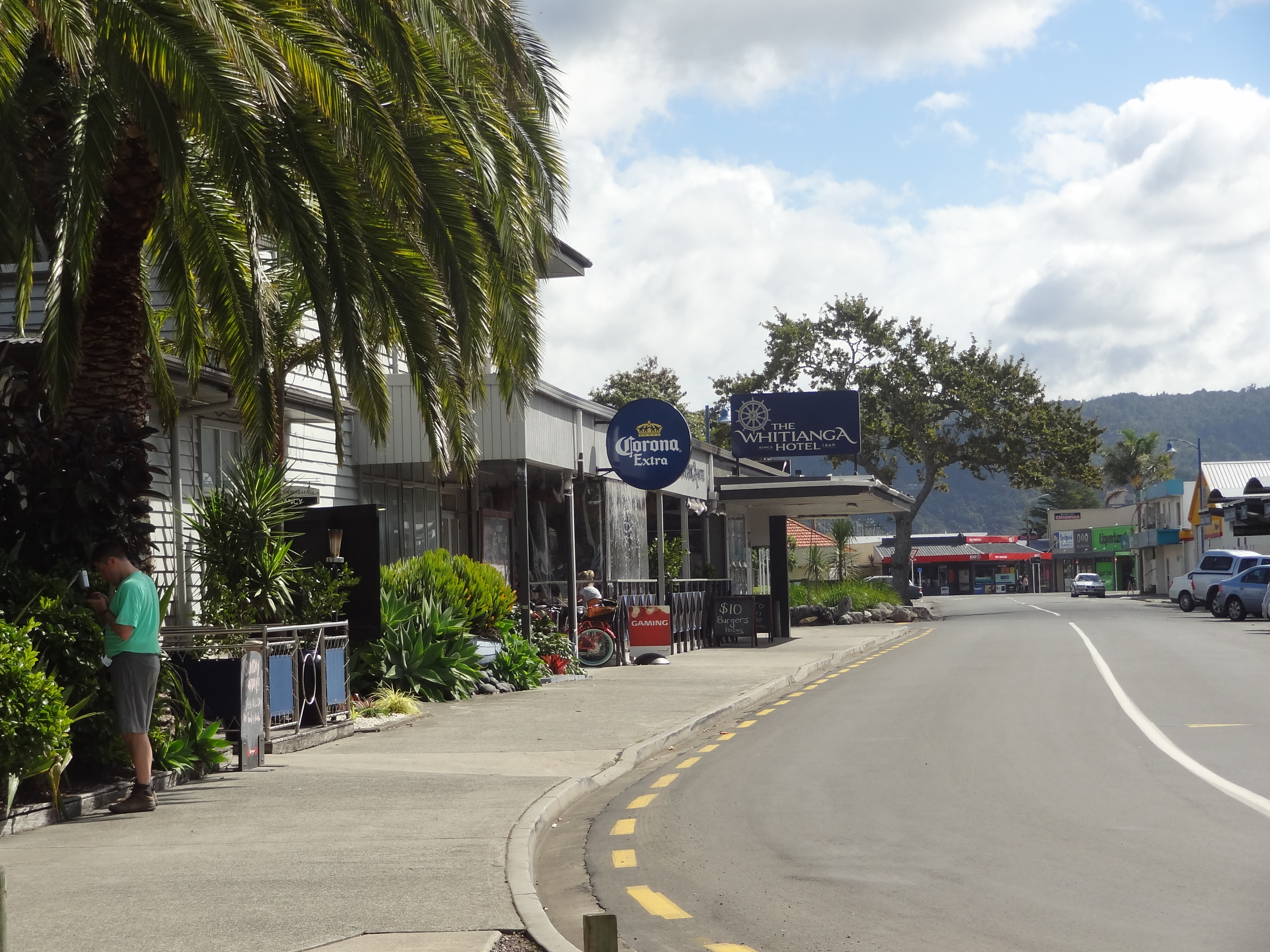 Whiting side street leading down to the Marina