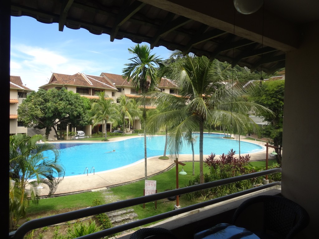 The view from our balcony